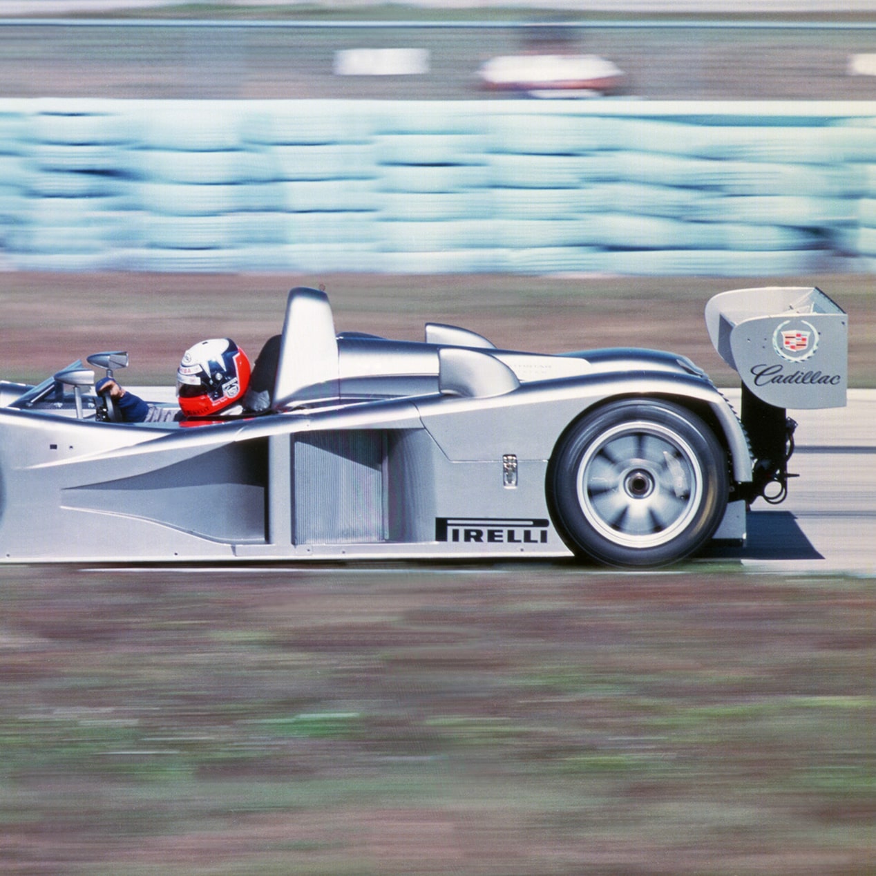 Cadillac Racing V.Series Race Car Driving Ferociously Fast on the Track