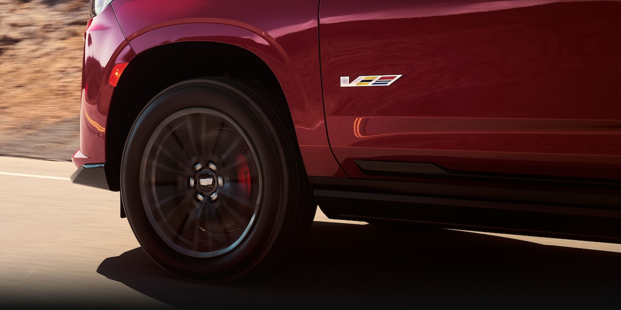 The Powerful Cadillac V.Series Fleet Parked During Sunset