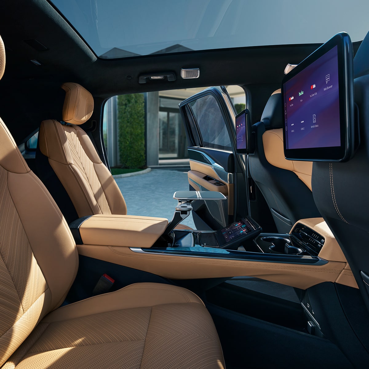 The Executive Second Row Seating and Interior of the 2026 ESCALADE IQ Electric SUV