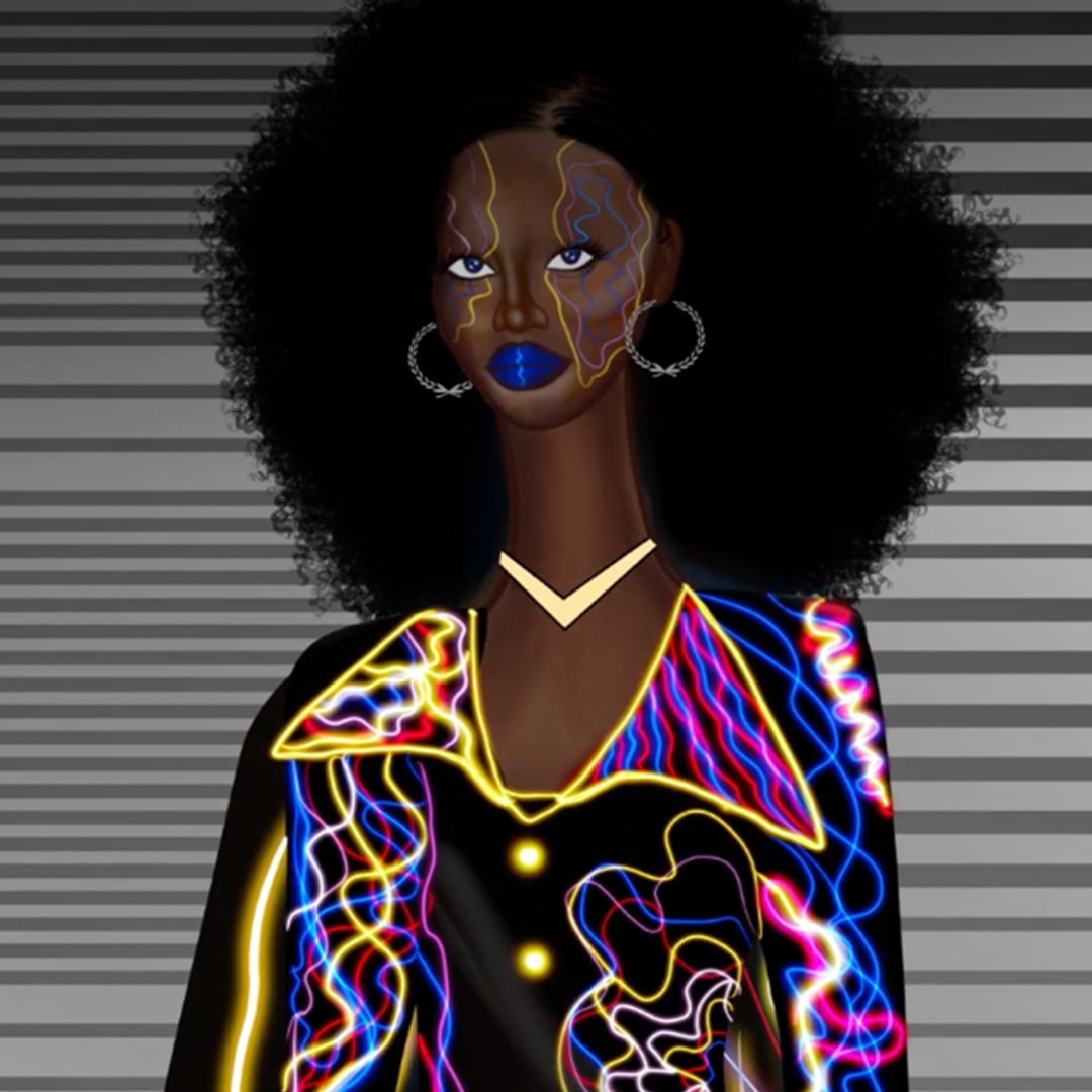 Limited Edition Black Future NFT Created by Icon Nyla Hayes