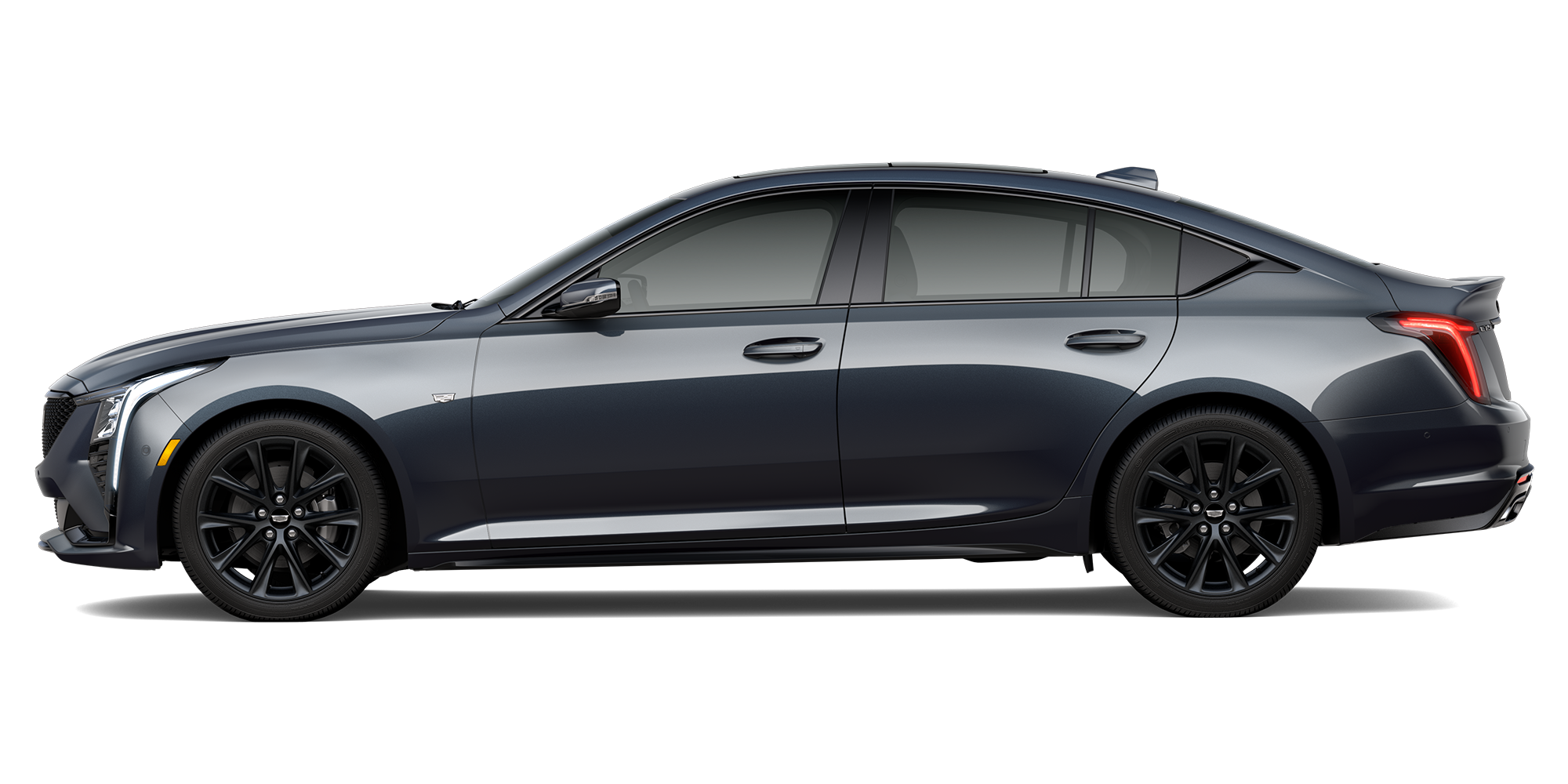 The Side Profile of a Dark Blue 2026 CT5