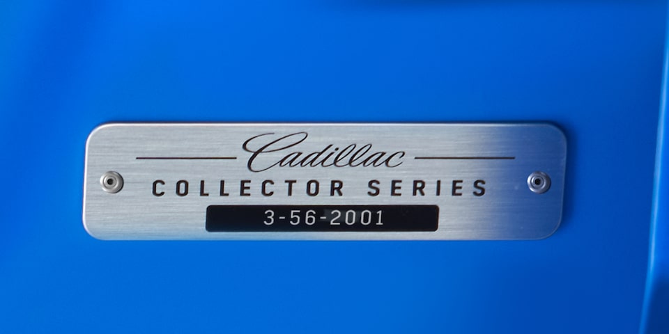 Collector Series Builder's Plate on The CT4 Blackwing