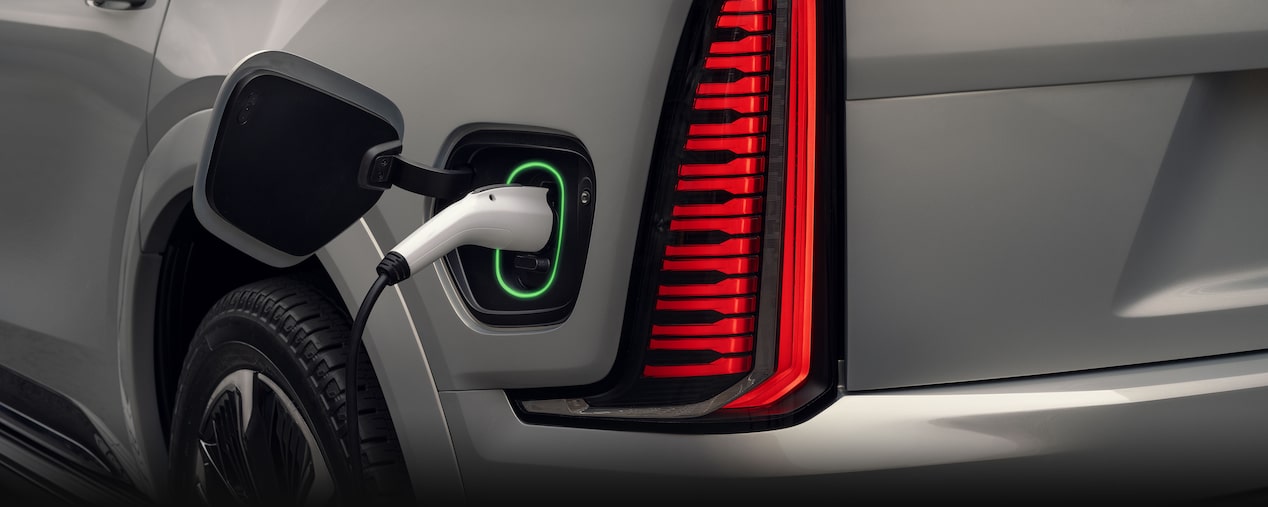 Close-up of a Driver Charging the 2025 Cadillac Escalade IQ